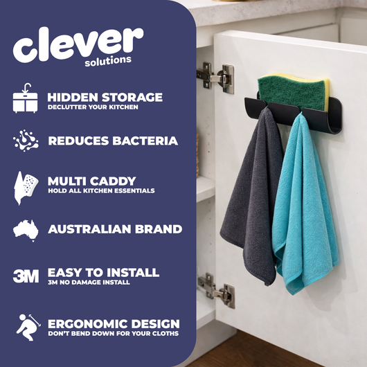 Clever Caddy - Under-Sink Cloth & Sponge Holder