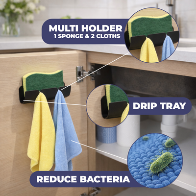 Clever Caddy - Under-Sink Cloth & Sponge Holder